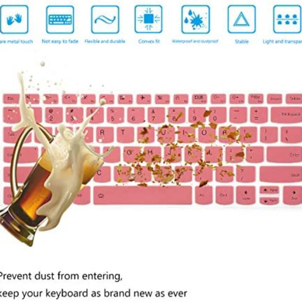 i Tensodo Keyboard Skin Ombre Pink